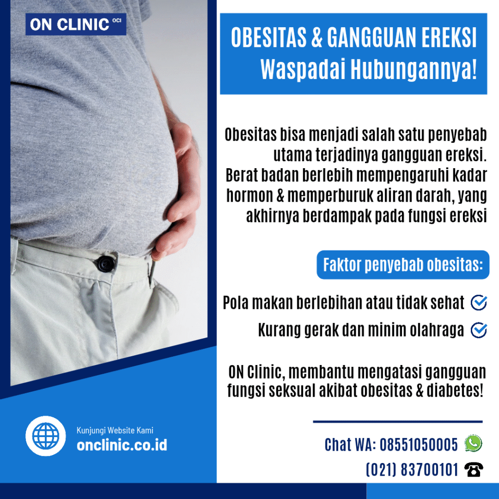 Obesitas Gangguan Ereksi Waspadai Hubungannya