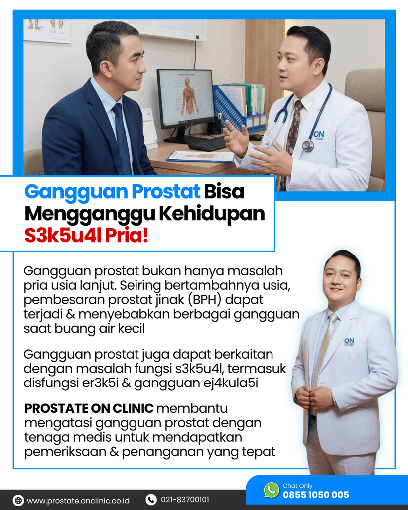 Gangguan Prostat Bisa Mengganggu Kehidupan S3k5u4l Pria!