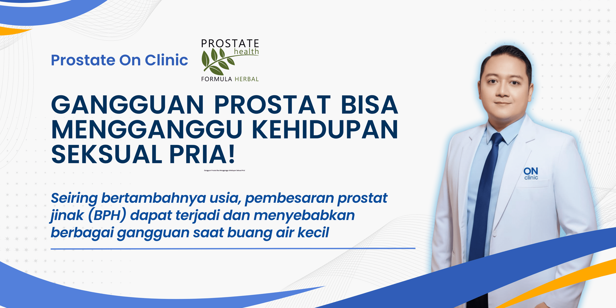 Gangguan Prostat Bisa Mengganggu Kehidupan Seksual Pria!